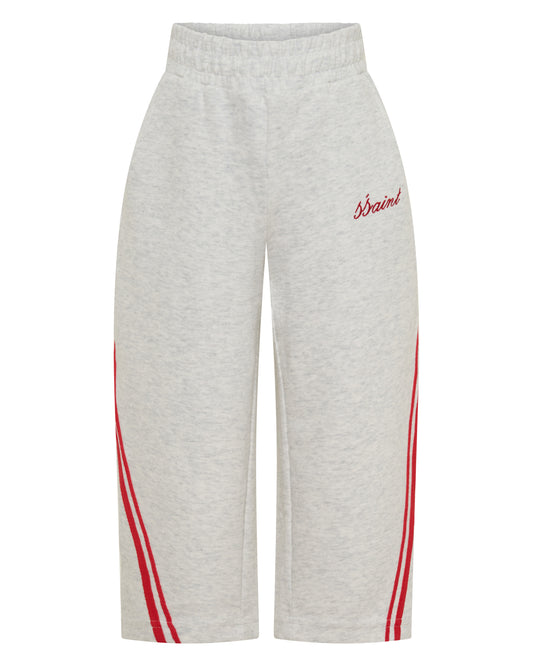 Sśaint Kids Barrel Pant Grey & Red