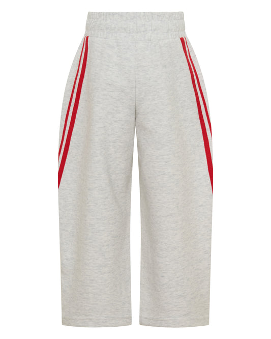 Sśaint Kids Barrel Pant Grey & Red