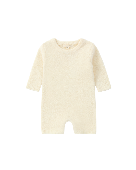 Susukoshi  Boucle Baby Romper Milk