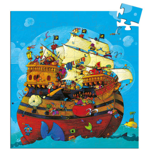 Djeco Barbarossa Boat 54pc Silhouette Puzzle