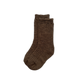 Grown Cotton Slub Chunky Rib Socks Espresso