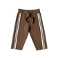 Grown Organic Striped Milano Knit Pants - Espresso