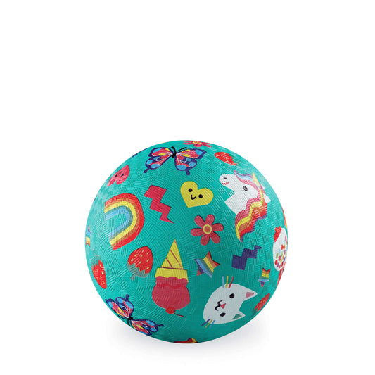 Crocodile Creek Playground Ball 13cm Smiley