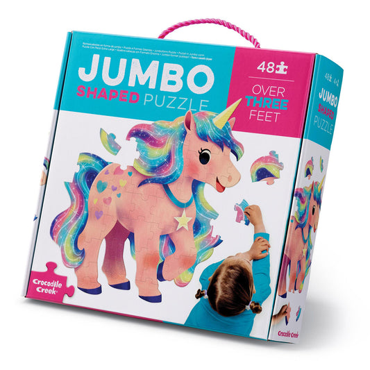Crocodile Creek Jumbo Puzzle 48 Piece Unicorn