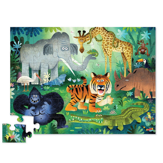 Crocodile Creek 36pc Floor Puzzle Wild Kingdom