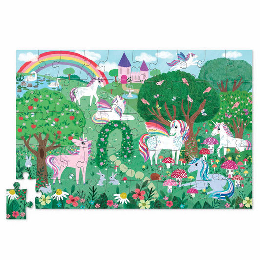 Crocodile Creek 50 Piece Tin Puzzle Unicorn Dreams