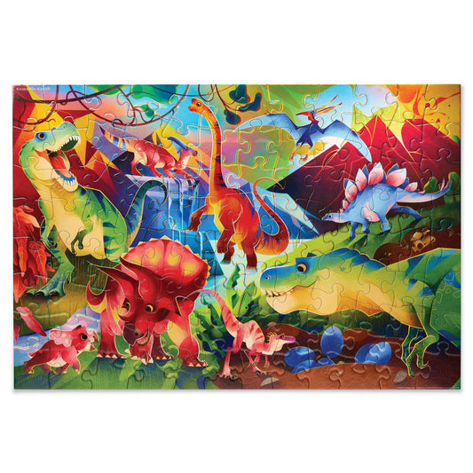 Crocodile Creek 100pc Dinosaur World