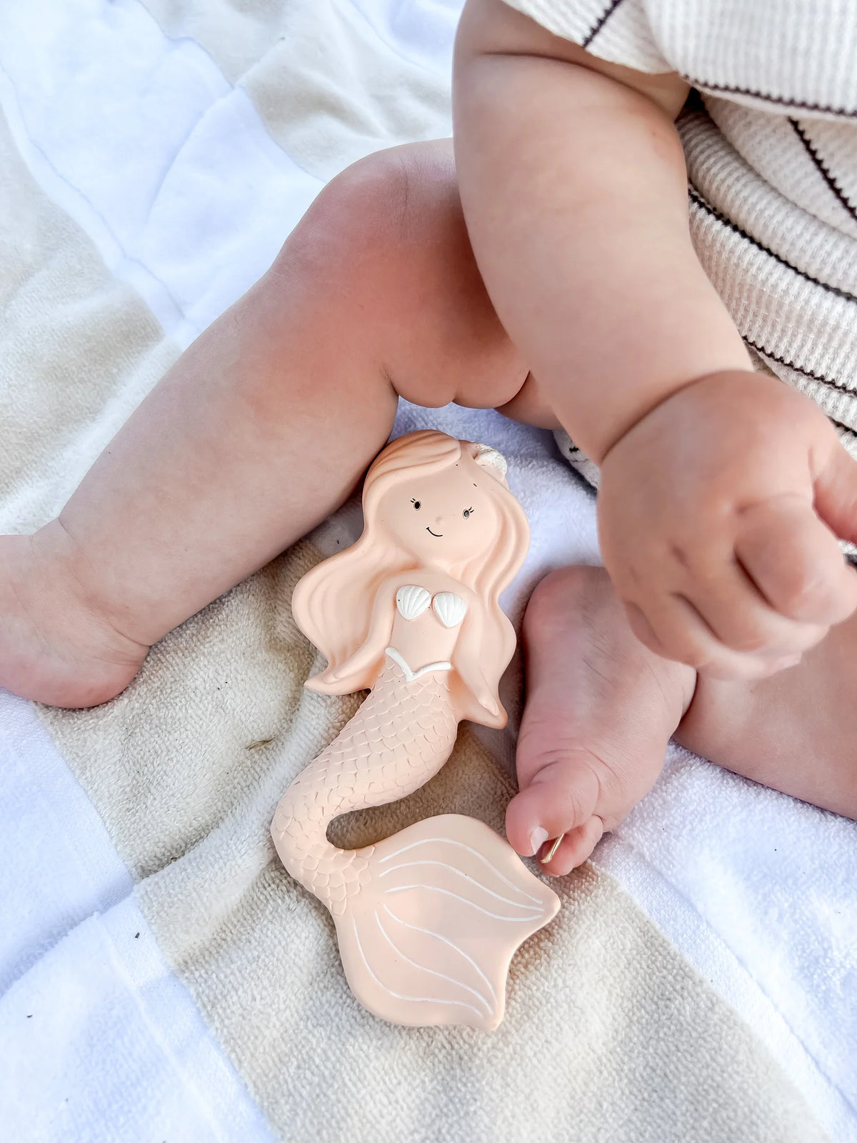 Winnie Parkes Maeve the Mermaid Natural Rubber Teether