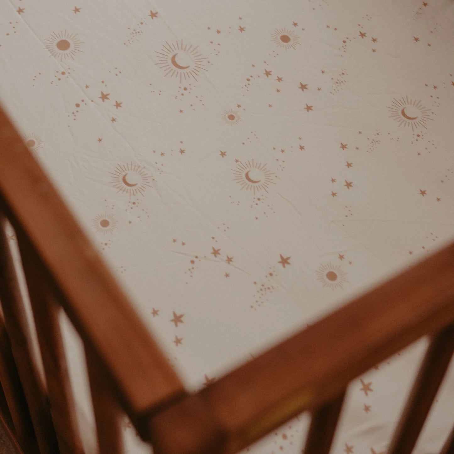 Fox & Fallow Organic Fitted Cot Sheet - Constellation