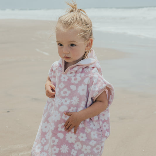 Crywolf Baby Hooded Towel Blush Floral