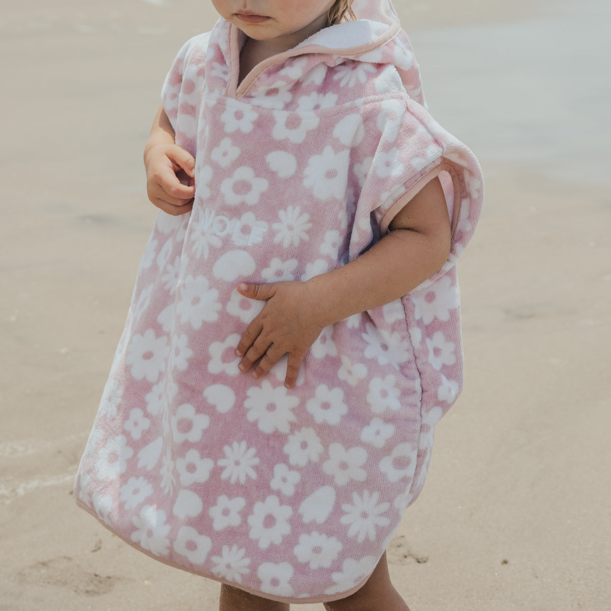 Crywolf Baby Hooded Towel Blush Floral