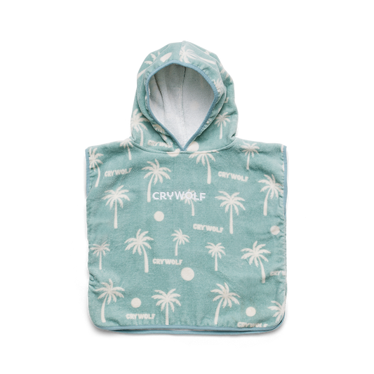 Crywolf Baby Hooded Towel Pacific Blue