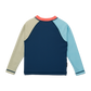 Crywolf Long Sleeve Rash Vest Ocean Colourblock