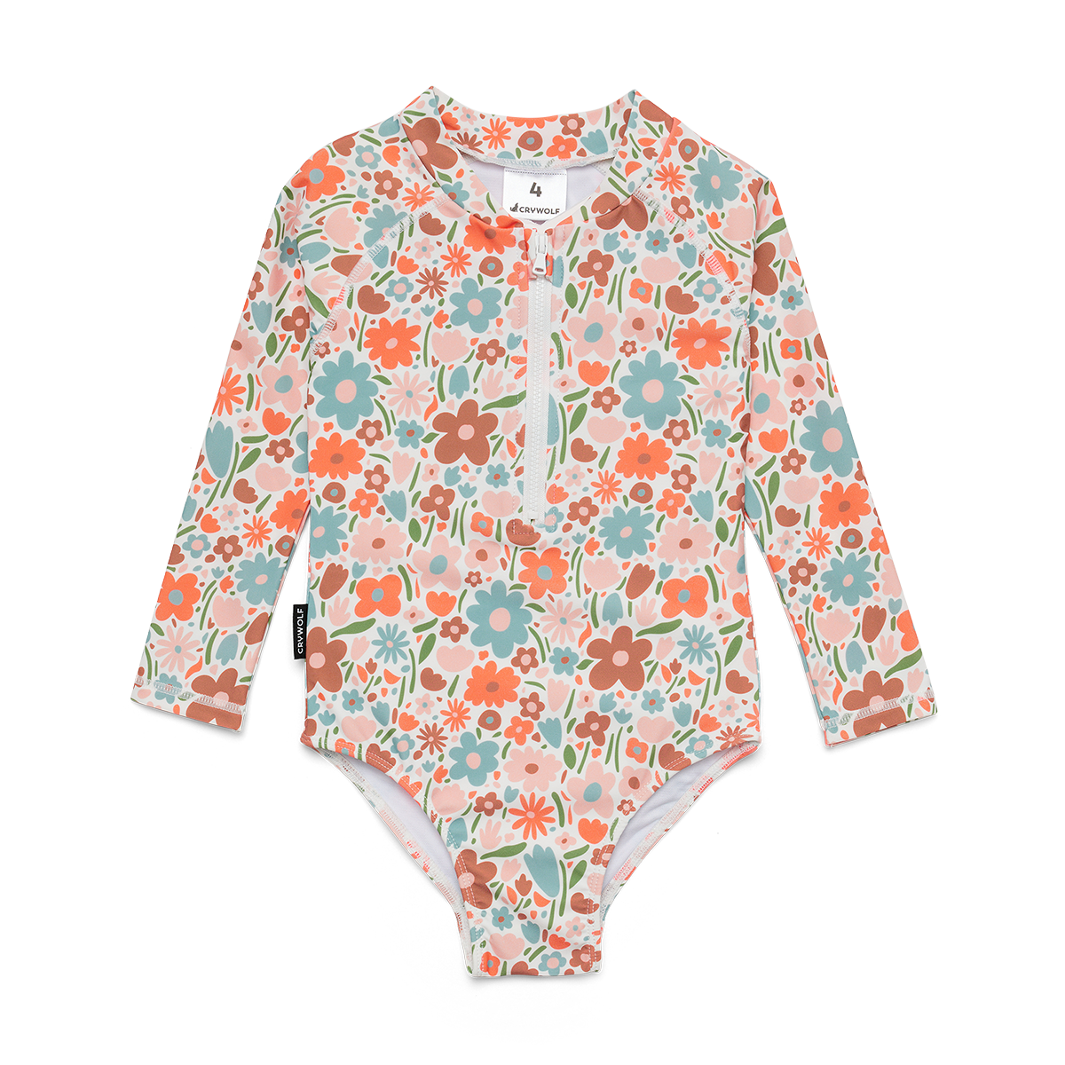 Crywolf Long Sleeve Swimsuit Flower Market