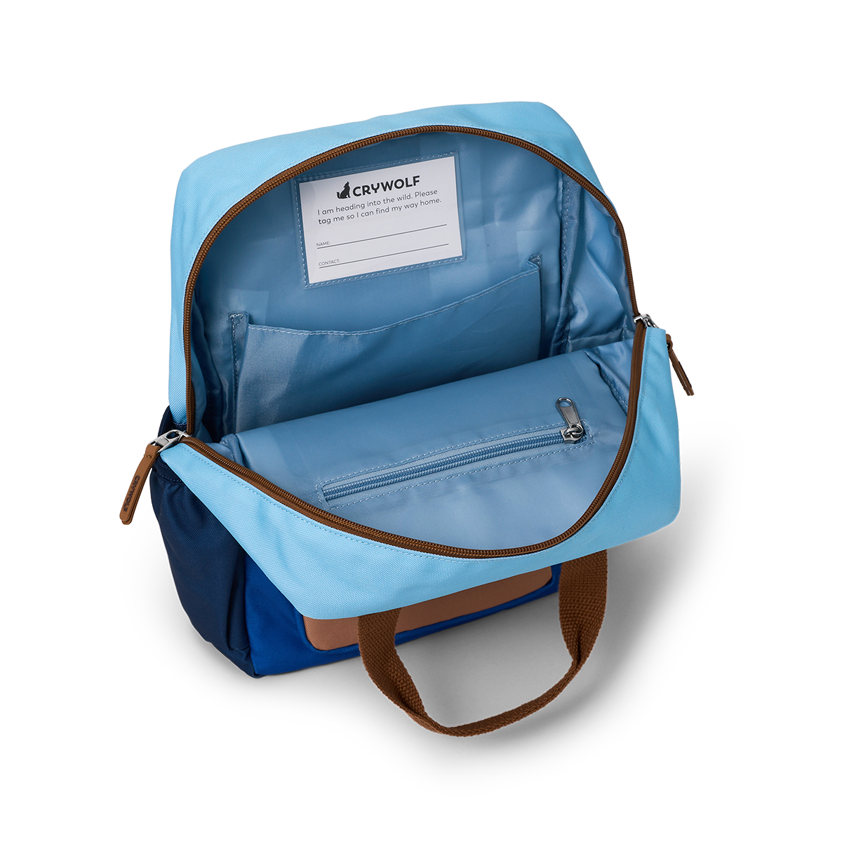 Crywolf Mini Backpack Deep Sea Colourblock