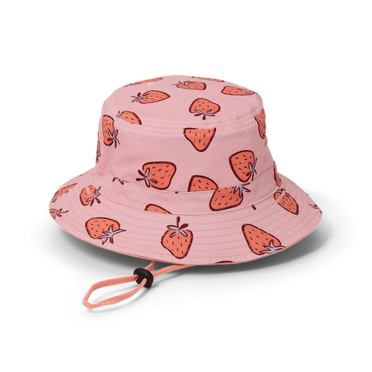 Crywolf Reversible Bucket Hat Strawberry Splash