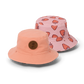 Crywolf Reversible Bucket Hat Strawberry Splash