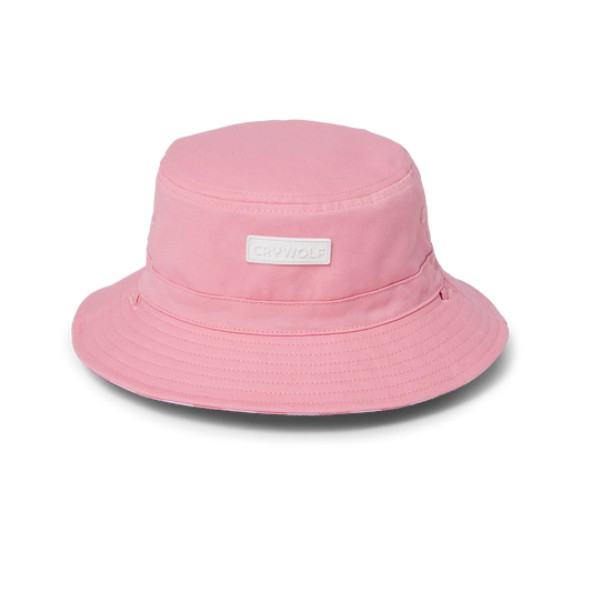 Crywolf Reversible Bucket Hat Flamingo Stripe