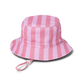 Crywolf Reversible Bucket Hat Flamingo Stripe