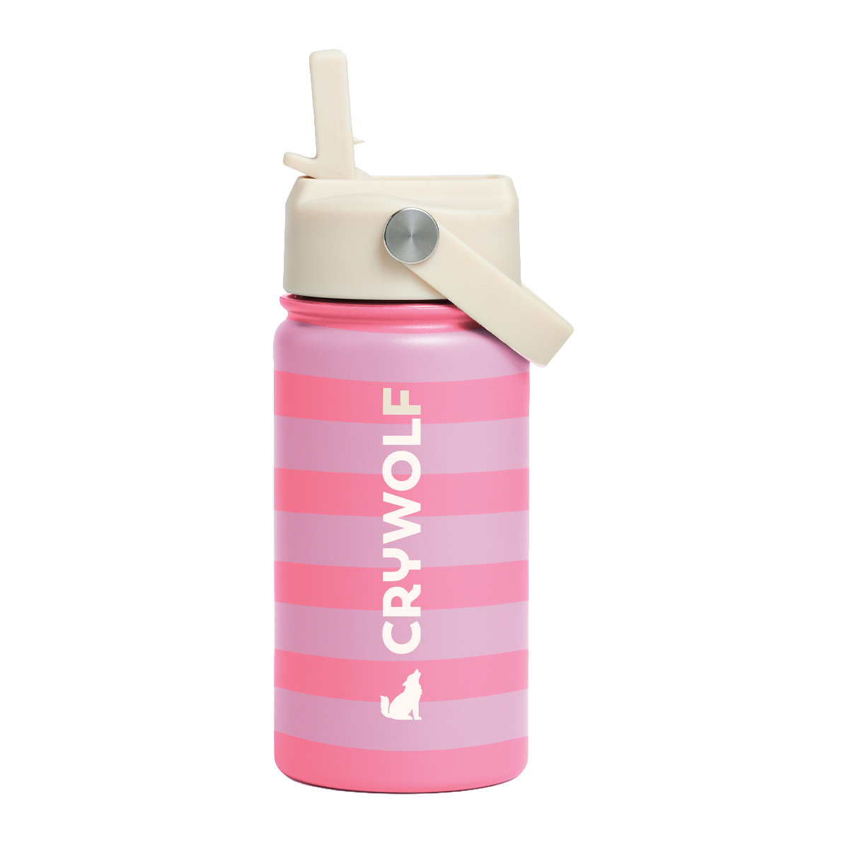 Crywolf Drink Bottle Flamingo Stripe