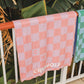 Crywolf Rapid Dry Towel Flamingo Check