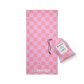 Crywolf Rapid Dry Towel Flamingo Check