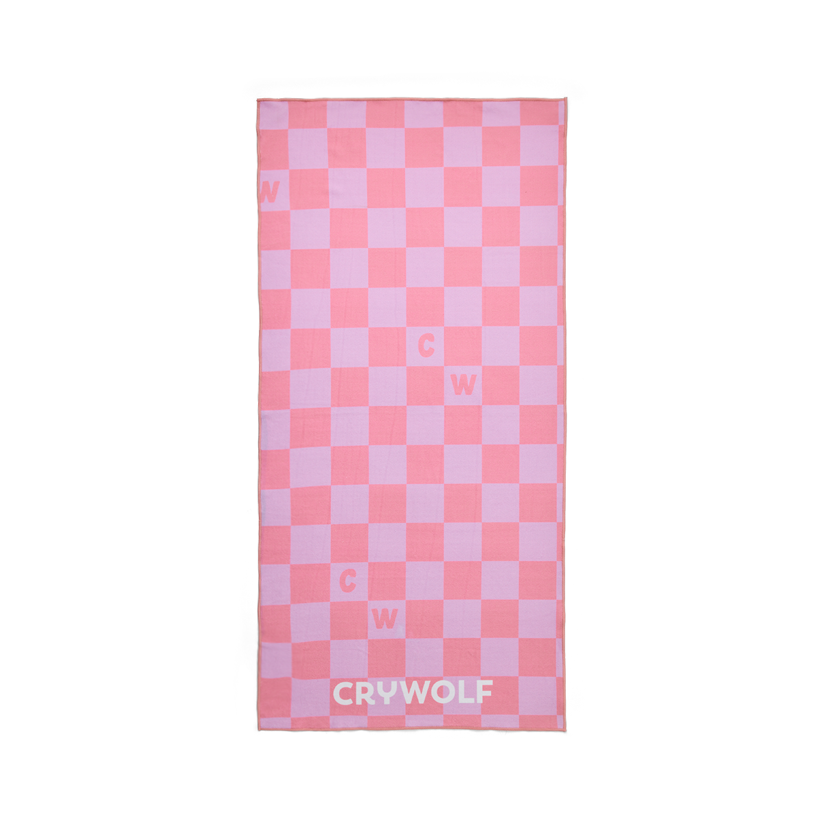 Crywolf Rapid Dry Towel Flamingo Check