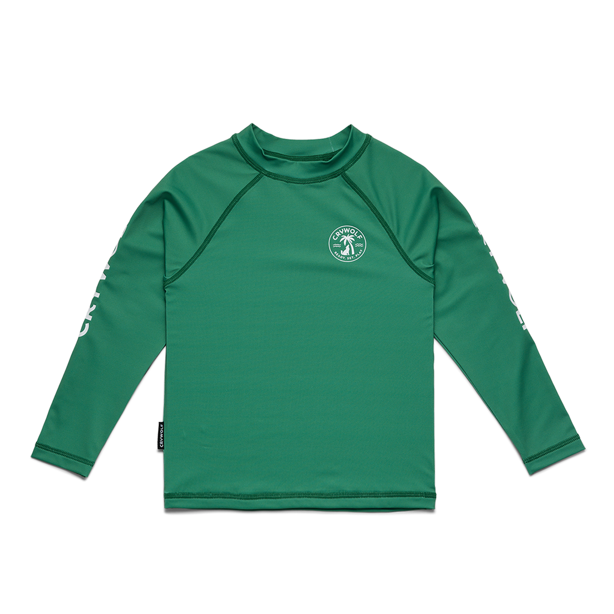 Crywolf Long Sleeve Rash Vest Sea Green