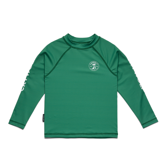 Crywolf Long Sleeve Rash Vest Sea Green