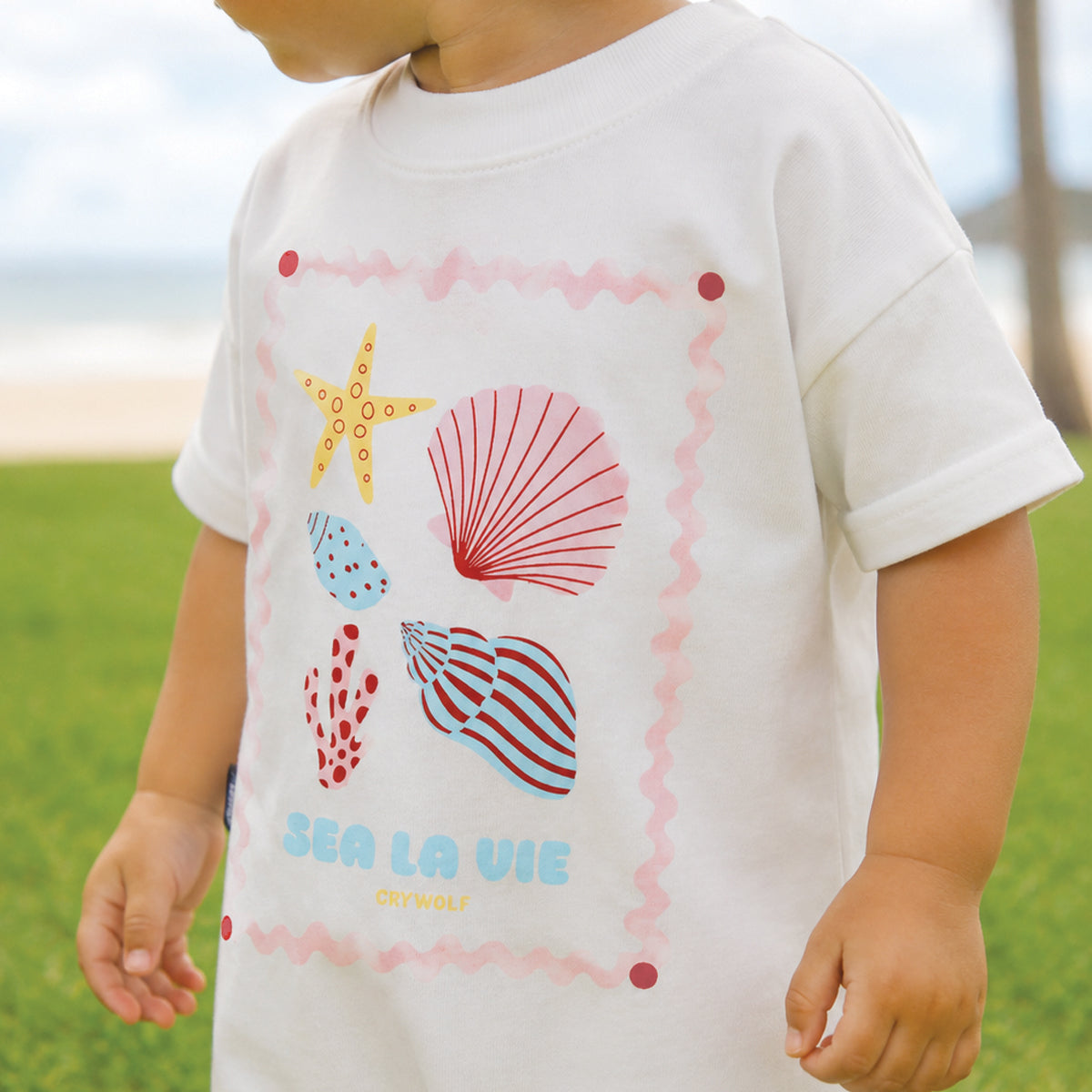 Crywolf Sun Smart Romper Little Shell