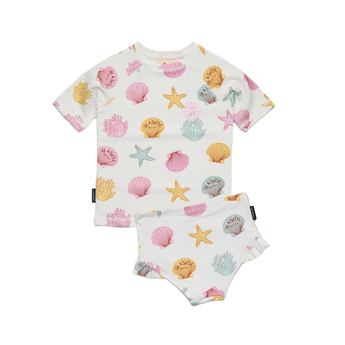 Crywolf Short Sleve Rash Set Shell
