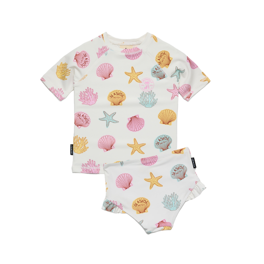 Crywolf Short Sleve Rash Set Shell