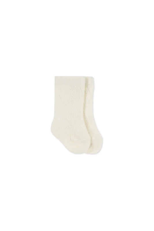 Jamie Kay Cable Weave Knee High Sock Plaster