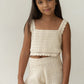Illoura The Label Crochet Top Ecru