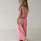 Illoura The Label Crochet Vest Coral