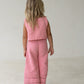 Illoura The Label Crochet Pants Coral