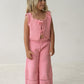 Illoura The Label Crochet Pants Coral