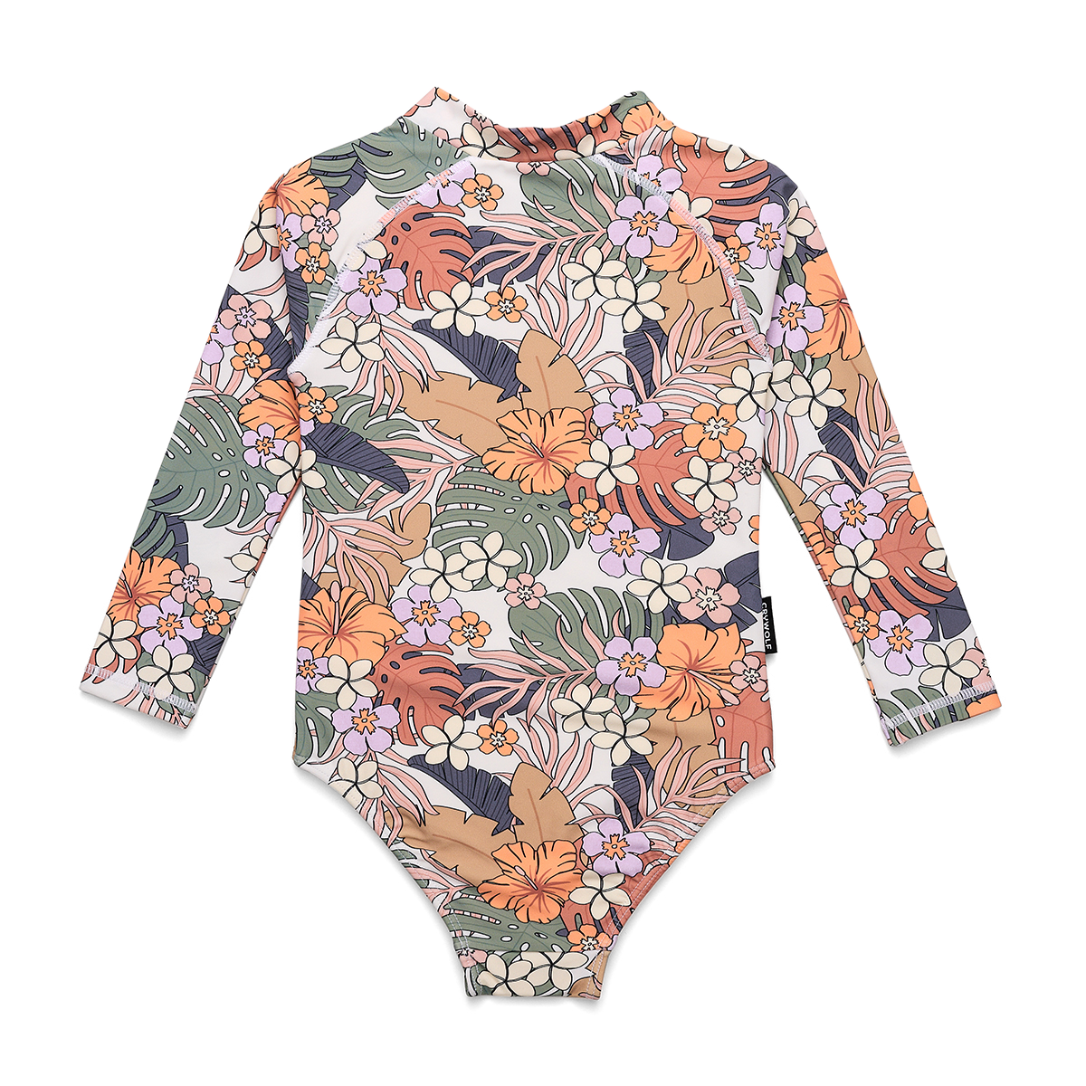 Crywolf Long Sleeve Swimsuit Tropical Floral