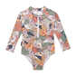 Crywolf Long Sleeve Swimsuit Tropical Floral