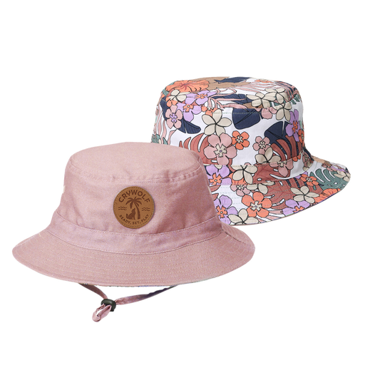 Crywolf Reversible Bucket Hat Tropical Floral