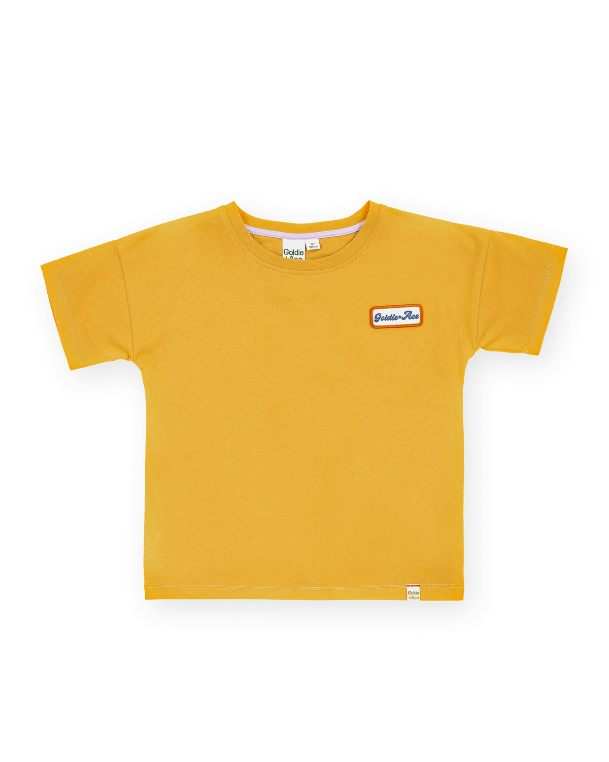 Goldie + Ace Logo Badge T-Shirt Yellow