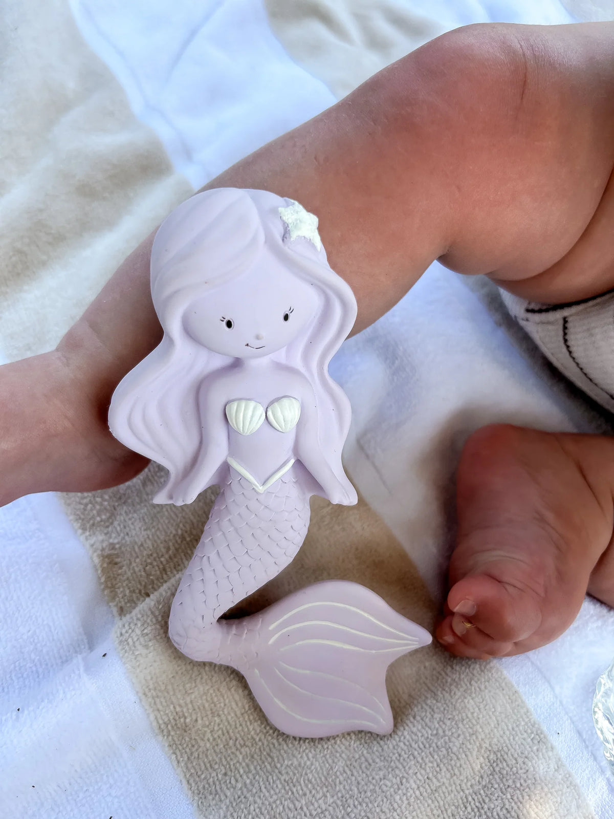 Winnie Parkes Maeve the Mermaid Natural Rubber Teether