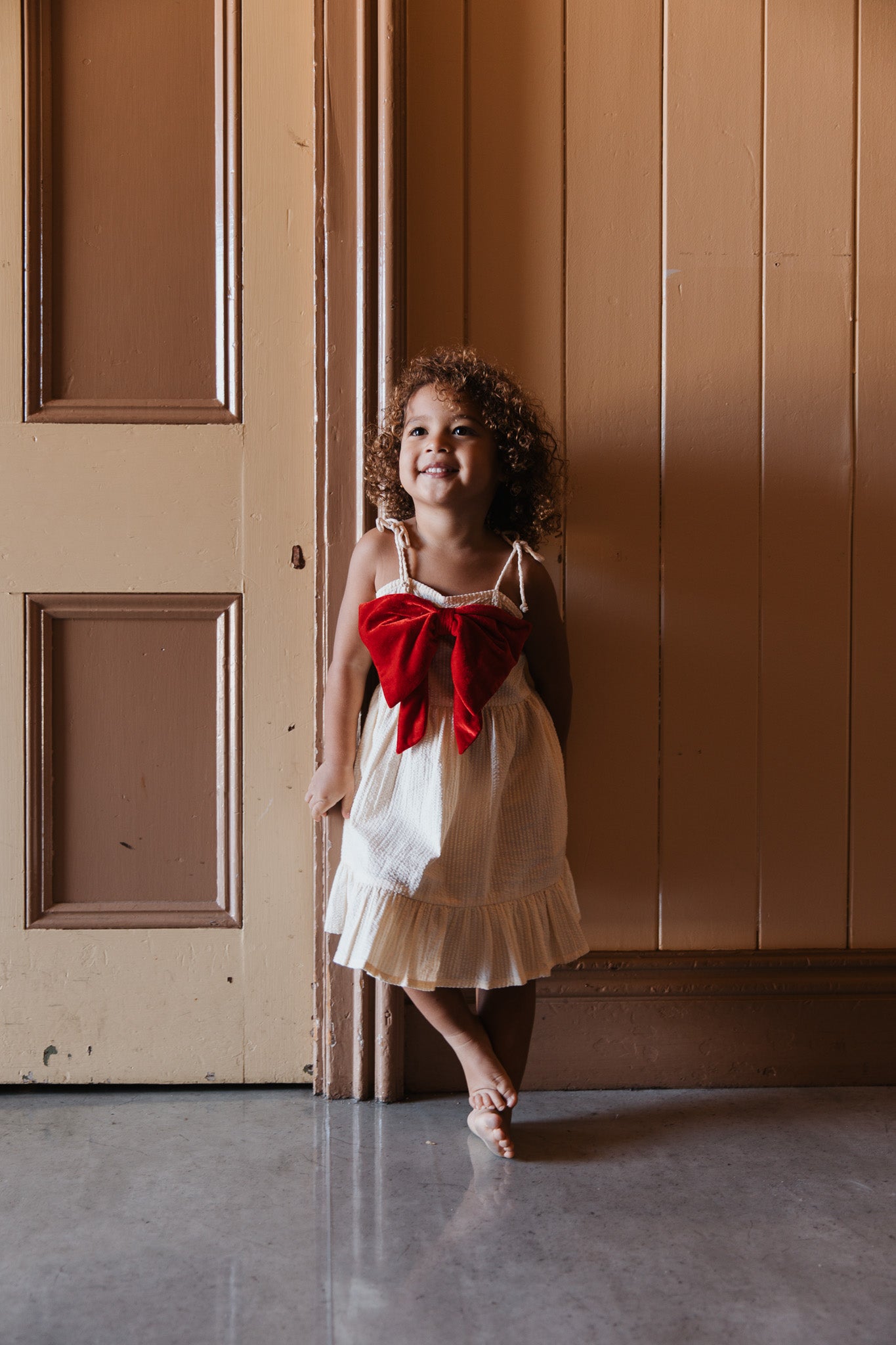 Pearson & Pearson Dasher Dress Custard