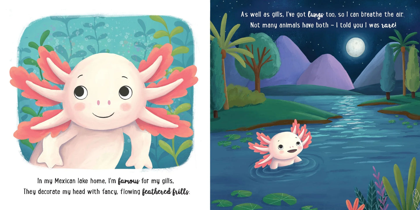 Book Story Time Padded Board Book - I Love Being an Axolotl