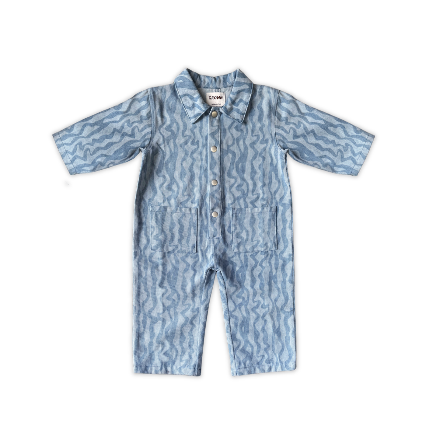 Grown Organic Flow Denim Boilersuit