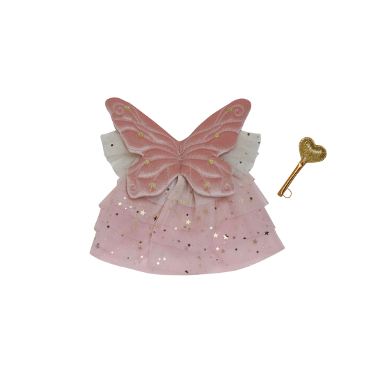 Olli Ella Dinkum Dolls Fairy Outfit Set Pink
