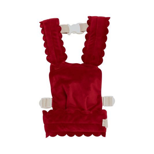 Olli Ella Dinkum Dolls Petal Carrier Red