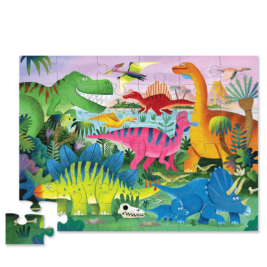 Crocodile Creek 36pc Floor Puzzle Dino Land