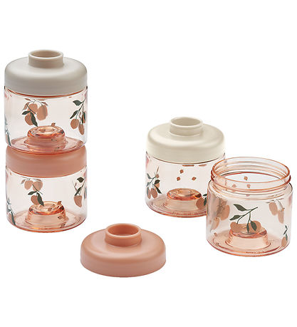 Liewood Dominique Baby Food Storage 4 pack Peach/Sea Shell