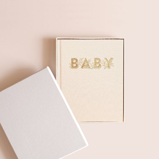 Fox + Fallow Mini Baby Book Oatmeal Boxed